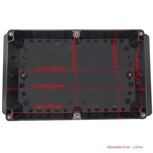 Junction Box IP65 Waterproof ABS Plastic Electrical Project Case Power Junction - Image 3