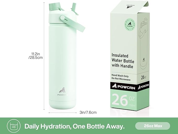 POWCAN 26 oz Insulated Water Bottle - Image 6