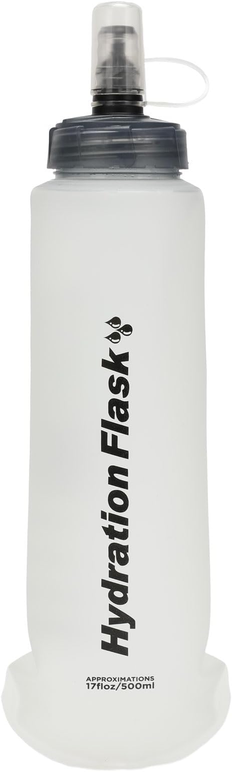Azarxis TPU Soft Flask Collapsible Water Bottle Running Folding Gel Water by DesignedforOutdoorSports