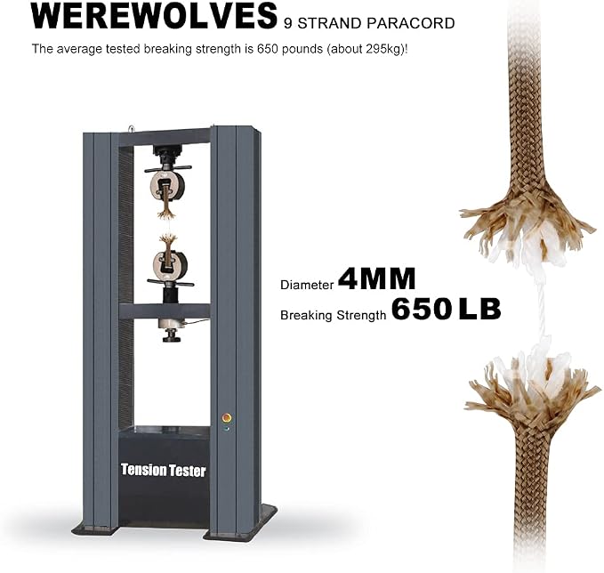 WEREWOLVES 650lb Paracord/Parachute Cord - Image 4