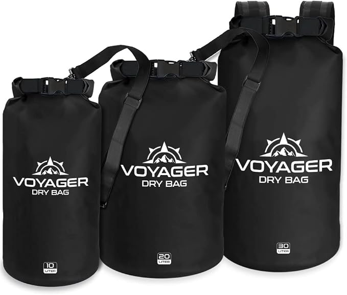 EcoGear FX Heavy Duty Waterproof Dry Bag Voyager Series – Durable Roll Top - Image 2