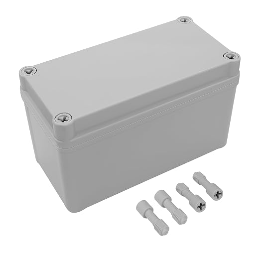 LeMotech Junction Box IP67 Waterproof Dustproof ABS Plastic Project Box by LeMotech