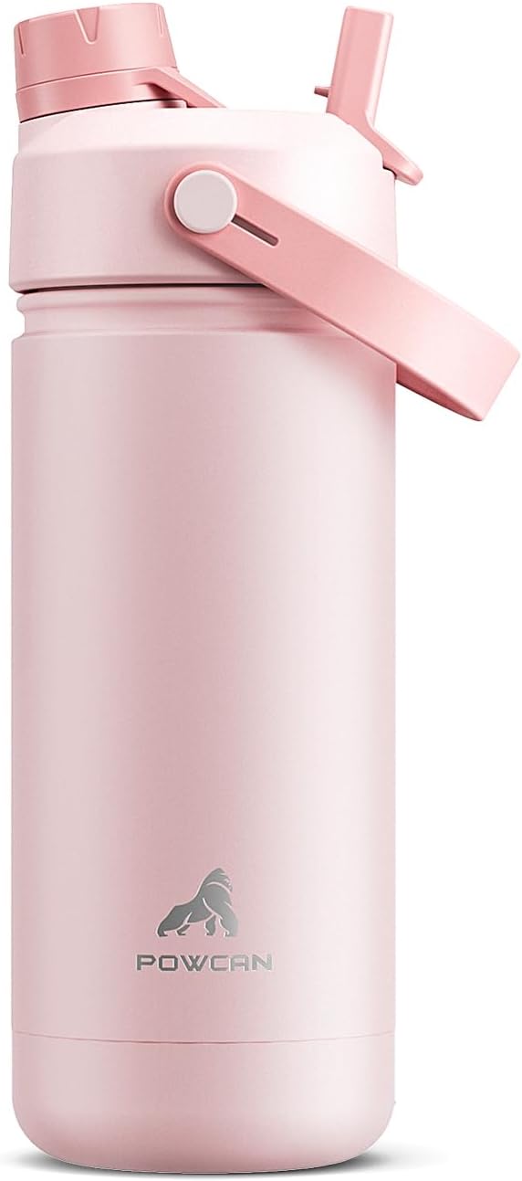 POWCAN 18 oz Insulated Water Bottle by POWCAN