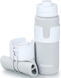 Nefeeko Collapsible Water Bottle, BPA Free 26oz Foldable Water Bottle by Nefeeko