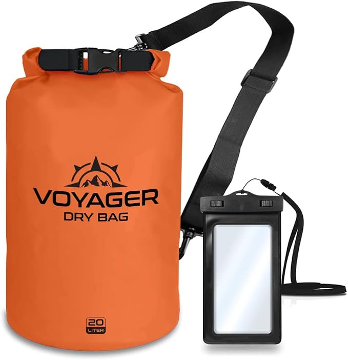 EcoGear FX Heavy Duty Waterproof Dry Bag Voyager Series – Durable Roll Top by EcoGearFX