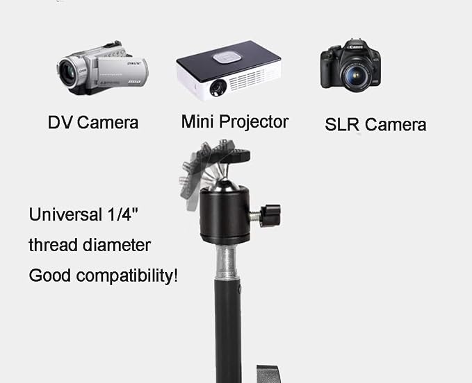 Projector Floor Stand, Folding Portable Tripod Mount - Image 3