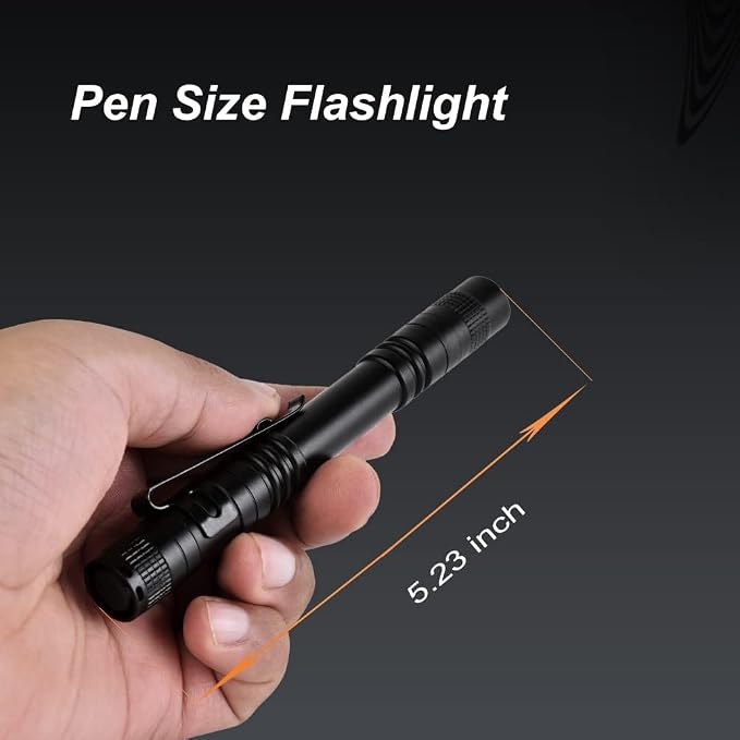 Pen Flashlight, Mini Pocket Flashlight Small Penlight Inspection Flashlight - Image 4