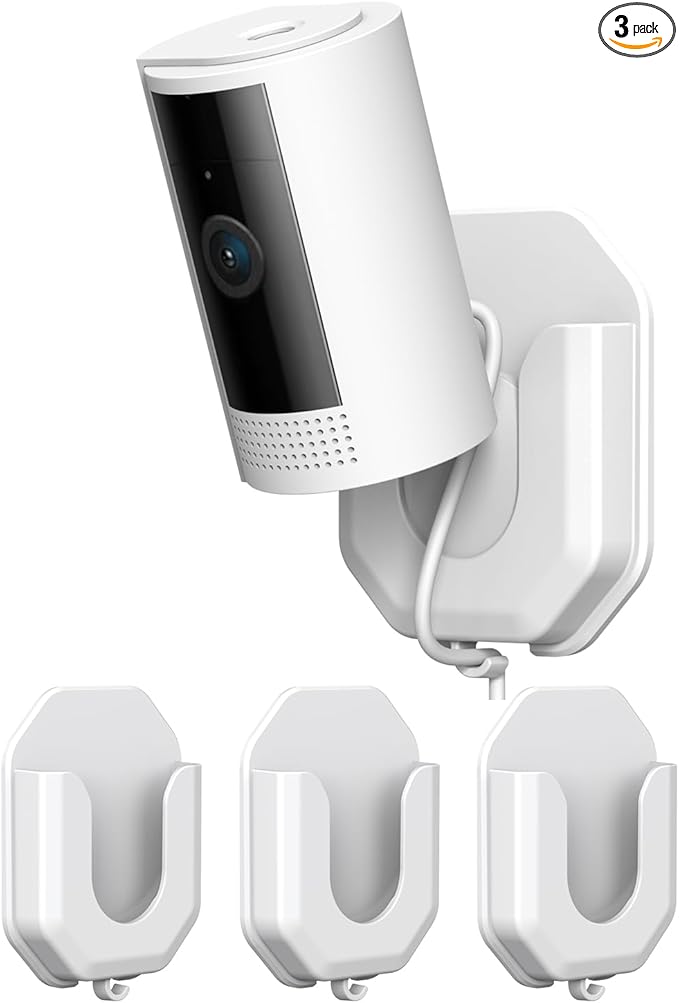 3 Pack Ring Indoor Camera No Drill No Screws Wall Mount Bracket Compatible by ZHANDEYUA