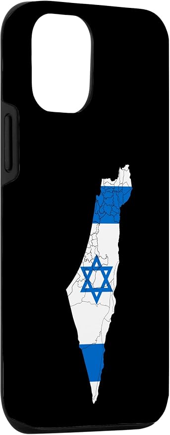 Israel National Flag Distressed Map Case - Image 3