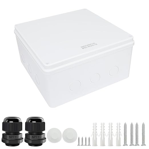 LeMotech Junction Box, Electrical Box IP65 Water Resistant Dustproof ABS by LeMotech