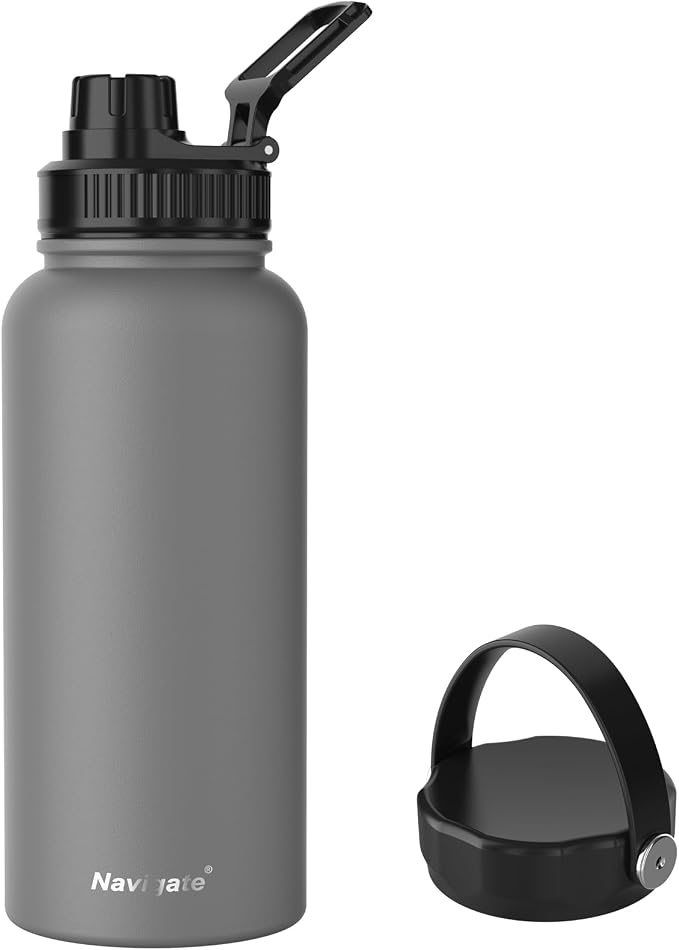 Navigate 32 oz Insulated Stainless Steel Sports Water Bottle by Navigate