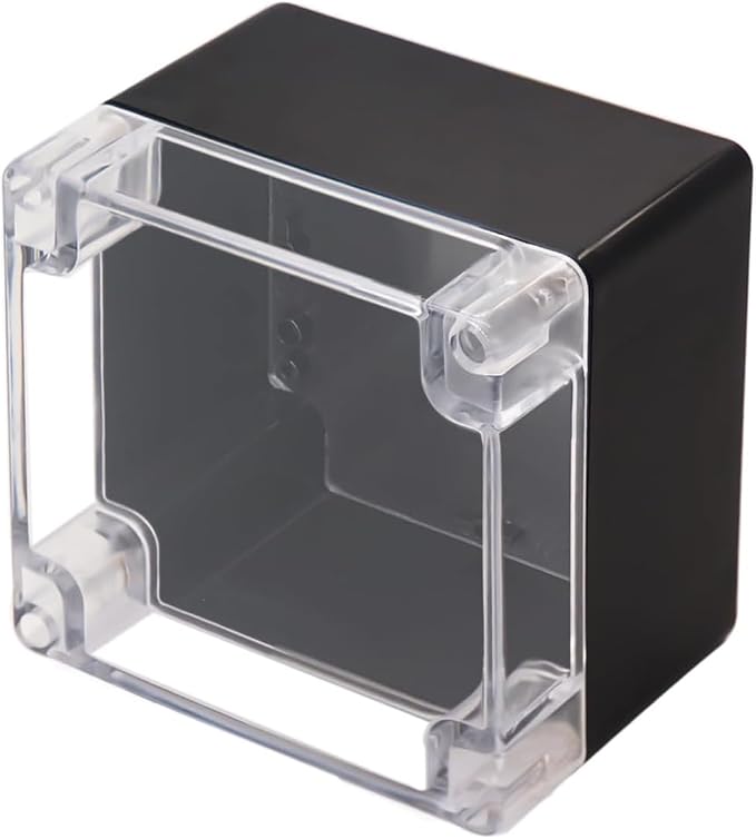 Project Box IP65 Waterproof Junction Box ABS Plastic Black Electrical Boxes DIY by Otdorpatio
