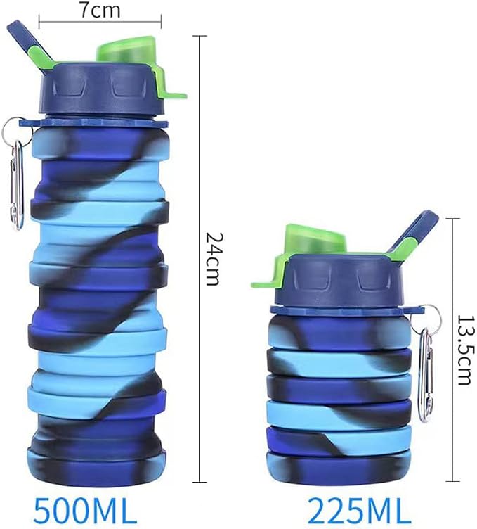 Collapsible Silicone Bottles 2 Pack - Image 2