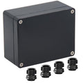 Junction Box IP65 Waterproof ABS Plastic Electrical Project Case Power Junction by Otdorpatio