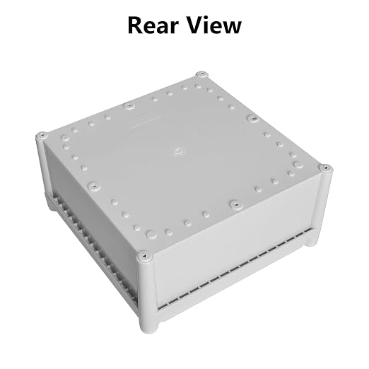 LeMotech Waterproof Dustproof IP67 Junction Box DIY Case Enclosure Gray 11 x 11 - Image 5