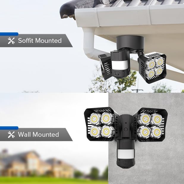 SANSI 36W 3600LM LED Motion Sensor Outdoor Light, 000 Hrs Lifespan Security - Image 5