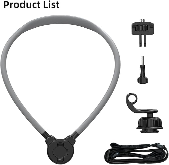 Magnetic Neck Mount for Action Camera, Quick Release Chest Holder Mount for - Image 9
