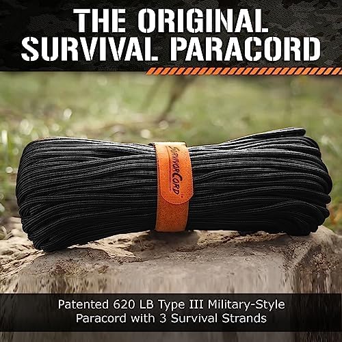 Titan Survival Patented Paracord 550-25ft, 500ft & Color Options - 620LB - Image 2