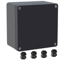 Junction Box IP65 Waterproof ABS Plastic Electrical Project Case Power Junction by Otdorpatio