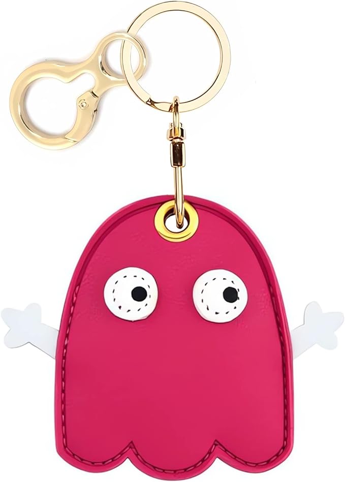 Leather Keychain Holder Case Compatible by BORKUANA