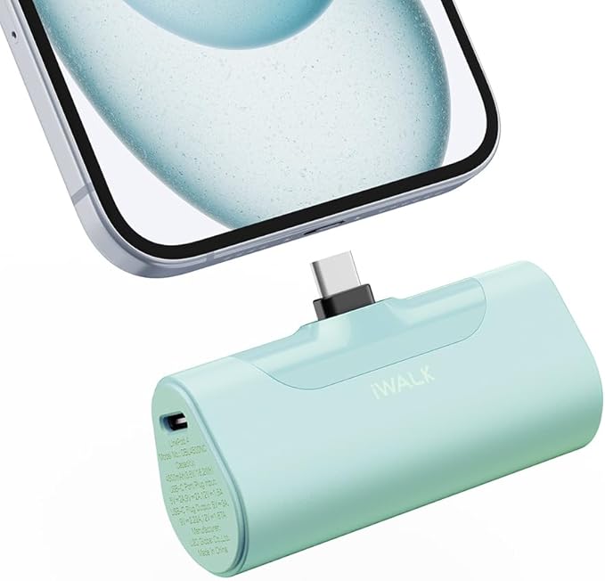 iWALK Portable Charger for iPhone 17/16/15 USB-C Small Power Bank 20W 4 by iWALK