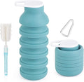 Collapsible Silicone Water Bottle – Foldable Travel Water Bottle Leakproof by BMLFOH