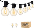 Outdoor String Light 50FT Patio Black by Unknown
