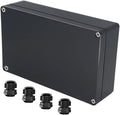 Project Box ABS Black Electrical Boxes IP65 Outdoor Waterproof Box Electronic by Raculety