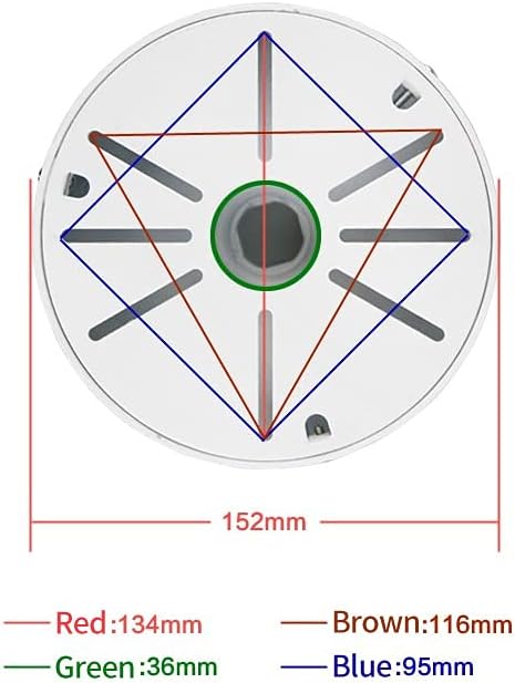 Dome Camera Universal Heavy-Duty Outdoor Security Camera Pole Mount Bracket - Image 3