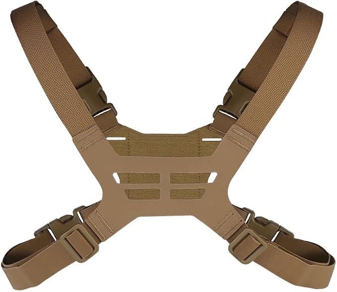 Foldable Tactical Vest Chest Rig Phone Holder, Molle Plate Carrier Pouch - Image 4