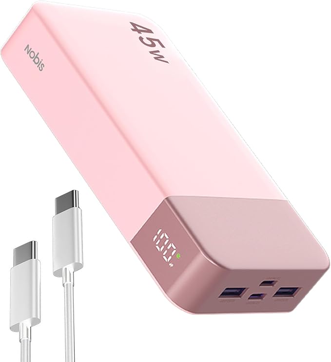 NOBIS Portable Charger, 20000mAh Power Bank, 45W Power Bank Fast Charging by NobisPowerbank