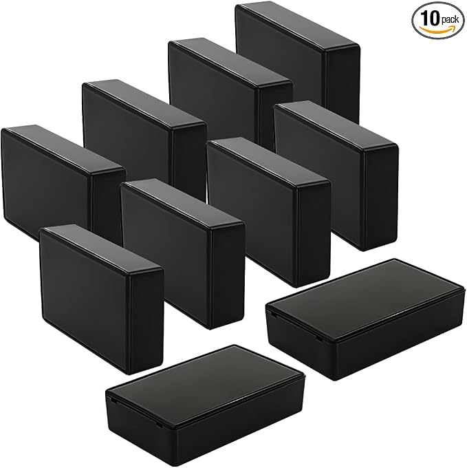 LeMotech Project Box 10 Pieces ABS Plastic Electrical Project Case Small by LeMotech