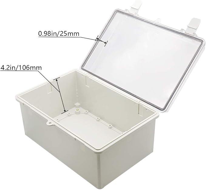 Zulkit Junction Box ABS Plastic Dustproof Waterproof IP65 Electrical Boxes - Image 4