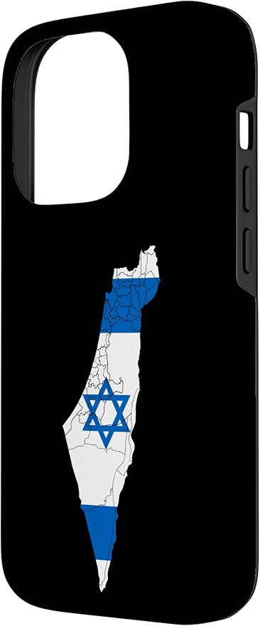Israel National Flag Distressed Map Case - Image 2