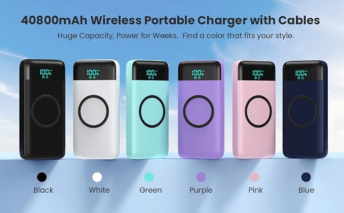 Wireless Portable Charger 40800mAh - Image 8