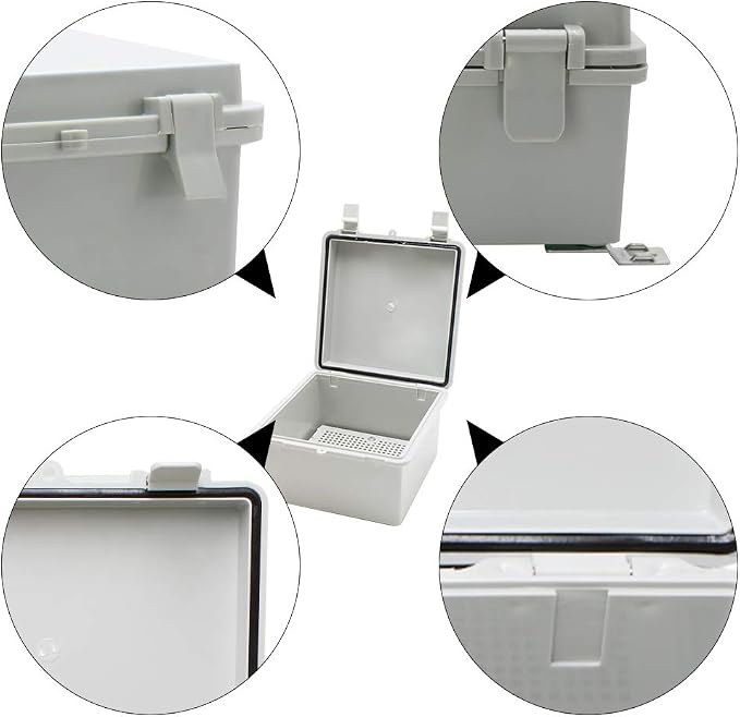 MAKERELE Waterproof Junction Box Outdoor Junction Box ABS Plastic Waterproof - Image 4