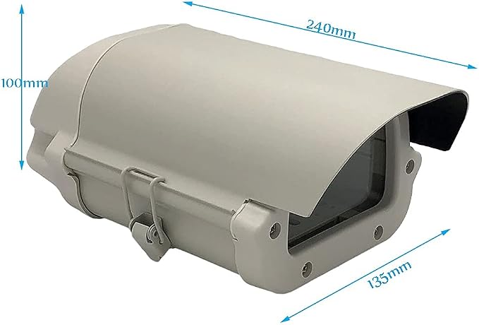 OwlCat 6inch Security CCTV Camera Housing Case Clear Glass Without Lens Cutout - Image 4