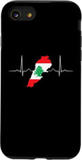 Lebanon Heart Lebanese Heartbeat Vintage Lebanon Map Case by Unknown