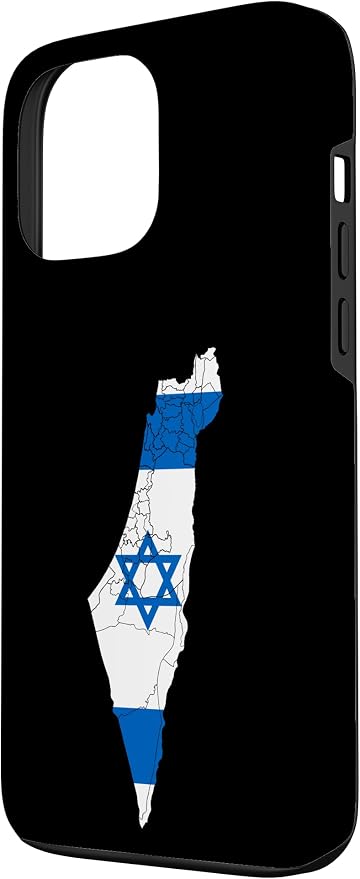 Israel National Flag Distressed Map Case - Image 2