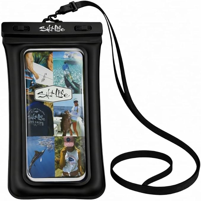 Salt Life Floating Waterproof Phone Case– IPX8 100% Waterproof Phone Case that by SaltLife