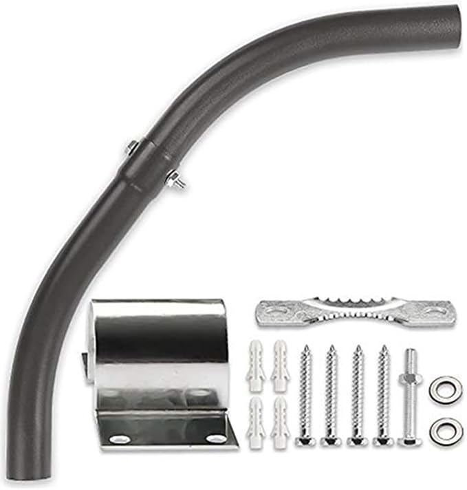 ledmo Mounting Arm for LED Barn Light Adjustable Angle Sturdy Black Aluminum by LEDMO