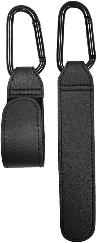 Portable Stroller Hooks Adjustable PU Leather Multi-Purpose Clip Your Purse - Image 7
