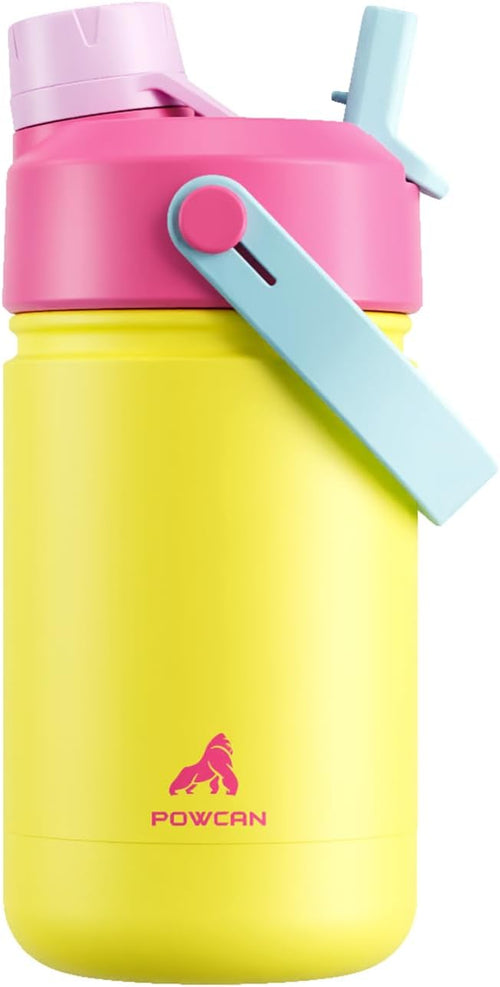 12 oz Kids Insulated Water Bottle by POWCAN
