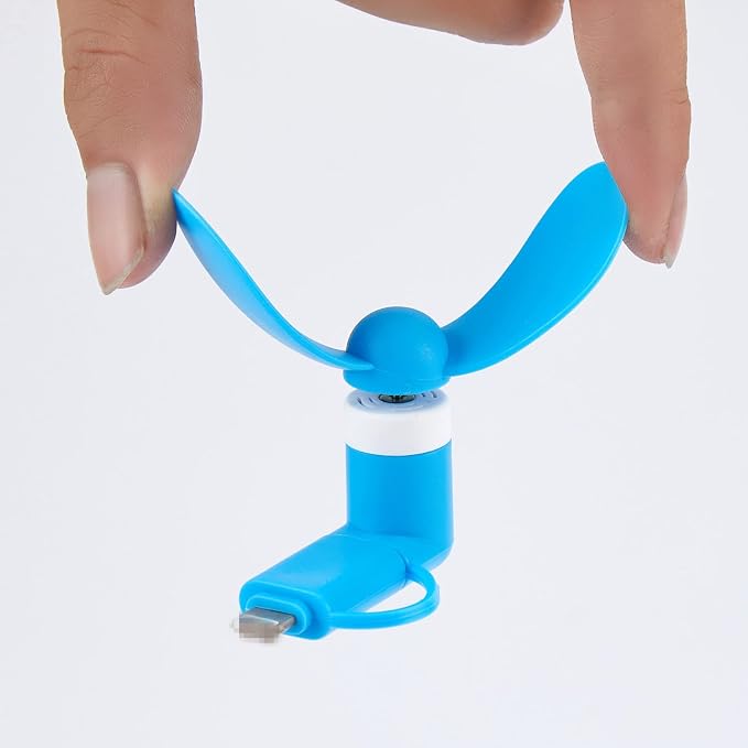 Mini Cell Phone Fan 2-in-1 Fan Compatible - Image 4