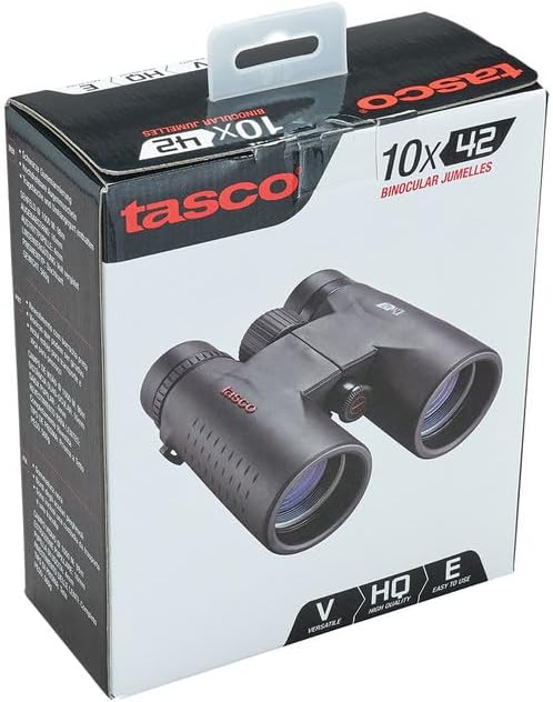 Tasco ES10X42 Essentials Binoculars, Roof Prism Mc - Image 9