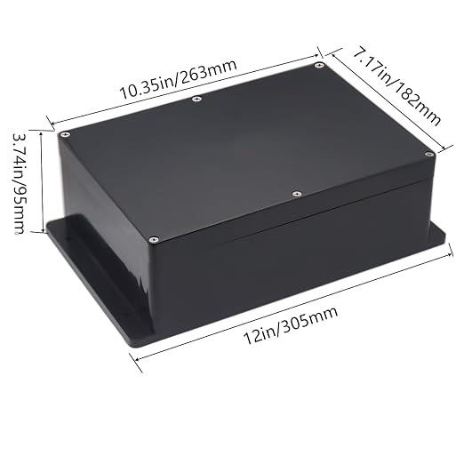 Junction Box IP65 Waterproof ABS Plastic Electrical Project Case Power Junction - Image 2