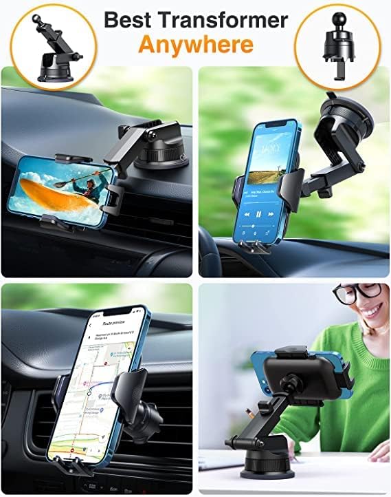 VANMASS Car Phone Holder Cell Phone Mount - Image 2