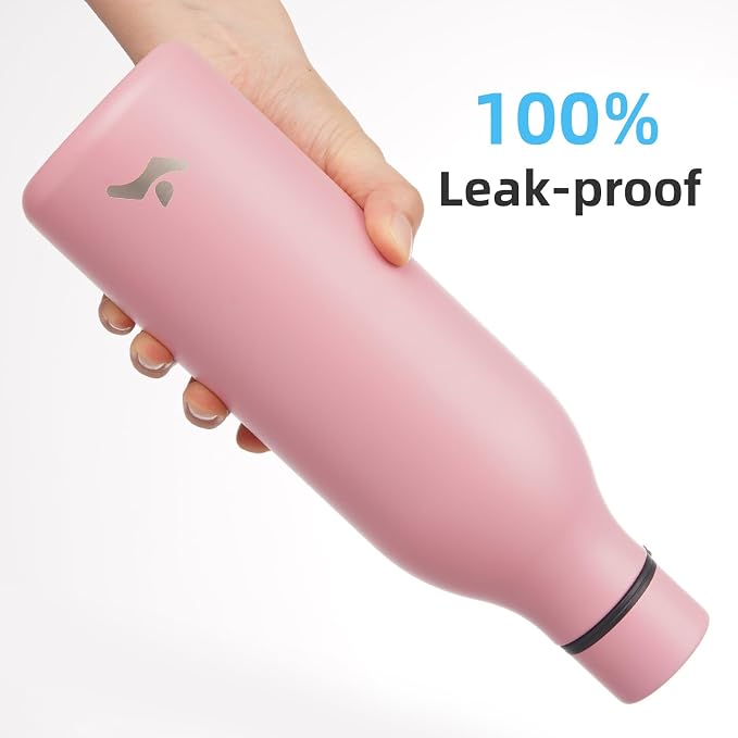 Insulated Water Bottle with Strap, 25 oz Double Wall Stainless Steel Vacuum - Image 5