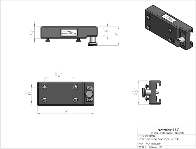 Boat Rail Sliding Block for Fishing Rod Holder | Fishing Boat Accessories | - Image 9