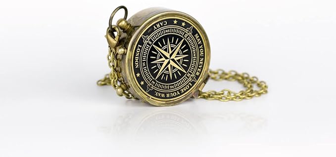 Handmade Antique Vintage Brass Compass | Exquisite Nautical Compass | Home - Image 3